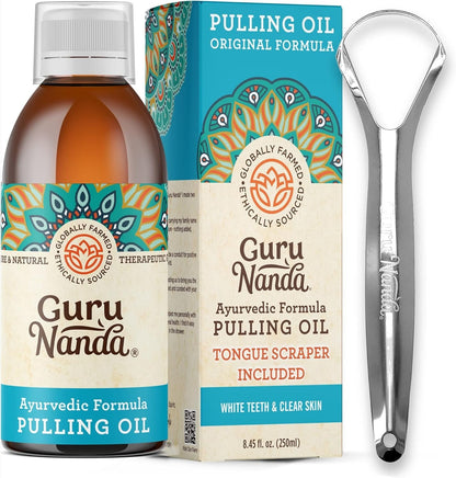 Viral Guru Nanda™️ Coconut Oil Pulling w/ 7 Essential Oils